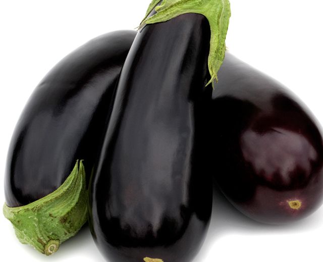Aubergines au basilic