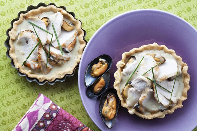 Tarte de Poulet Fermier d'Auvergne Label Rouge aux moules