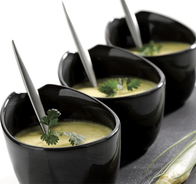Verrine de mousse d'asperges Priméale