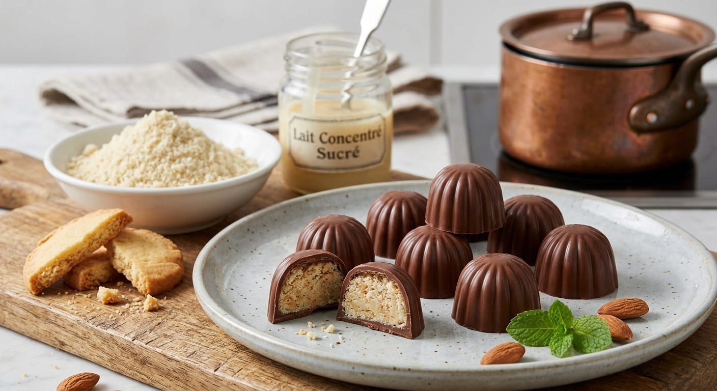 Chocolat farcis aux amandes