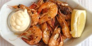 Crevettes sautées au citron