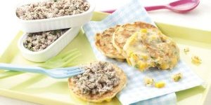 Galettes de maïs à la sardine