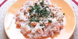 Salade rapide de pommes de terre, carottes et thon