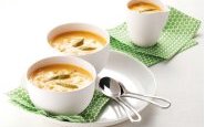Velouté glacé de carottes et asperges vertes