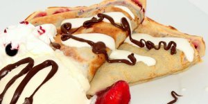 Crêpes au fromage blanc